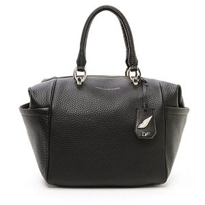 DVF Large Sutra Black Duffle Bag